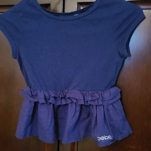 Bebe blue shirt kids